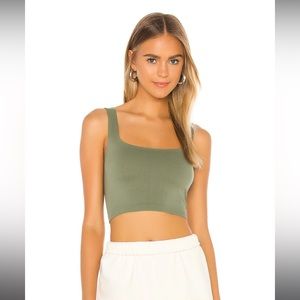NWT Free People Scoop Neck crop